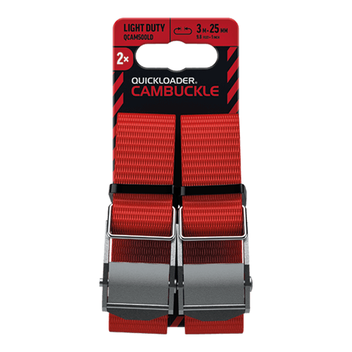 QUICKLOADER Cambuckle ratchet strap 500kg